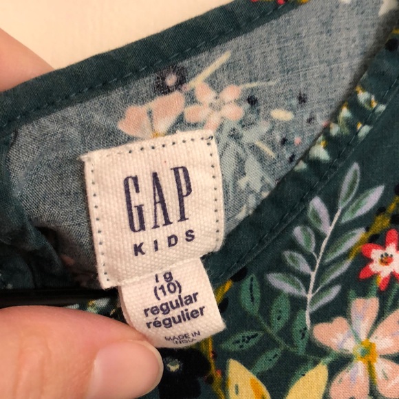 Jr Girls Gap Large Ruffle Flower Dress - Picture 5 of 8